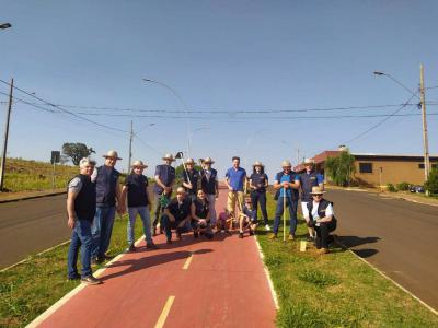 Rotary Clube realizou o Plantio de árvores em Laranjeiras do Sul